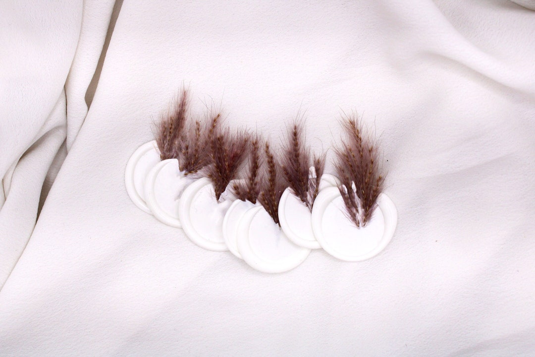 Brown Pampas Grass Wax Seals Pampas Grass Wax Seal Self Etsy