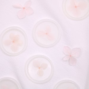 Sakura Hortensie Wachssiegel, Rosa Blumen Wachssiegel, Selbstklebendes Wachssiegel, Trockenes Blumen Wachssiegel, DIY Braut, Siegel für Einladungen, Hochzeit