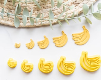 Polymeerklei banaan, 3D-geprint, reliëfsnijder