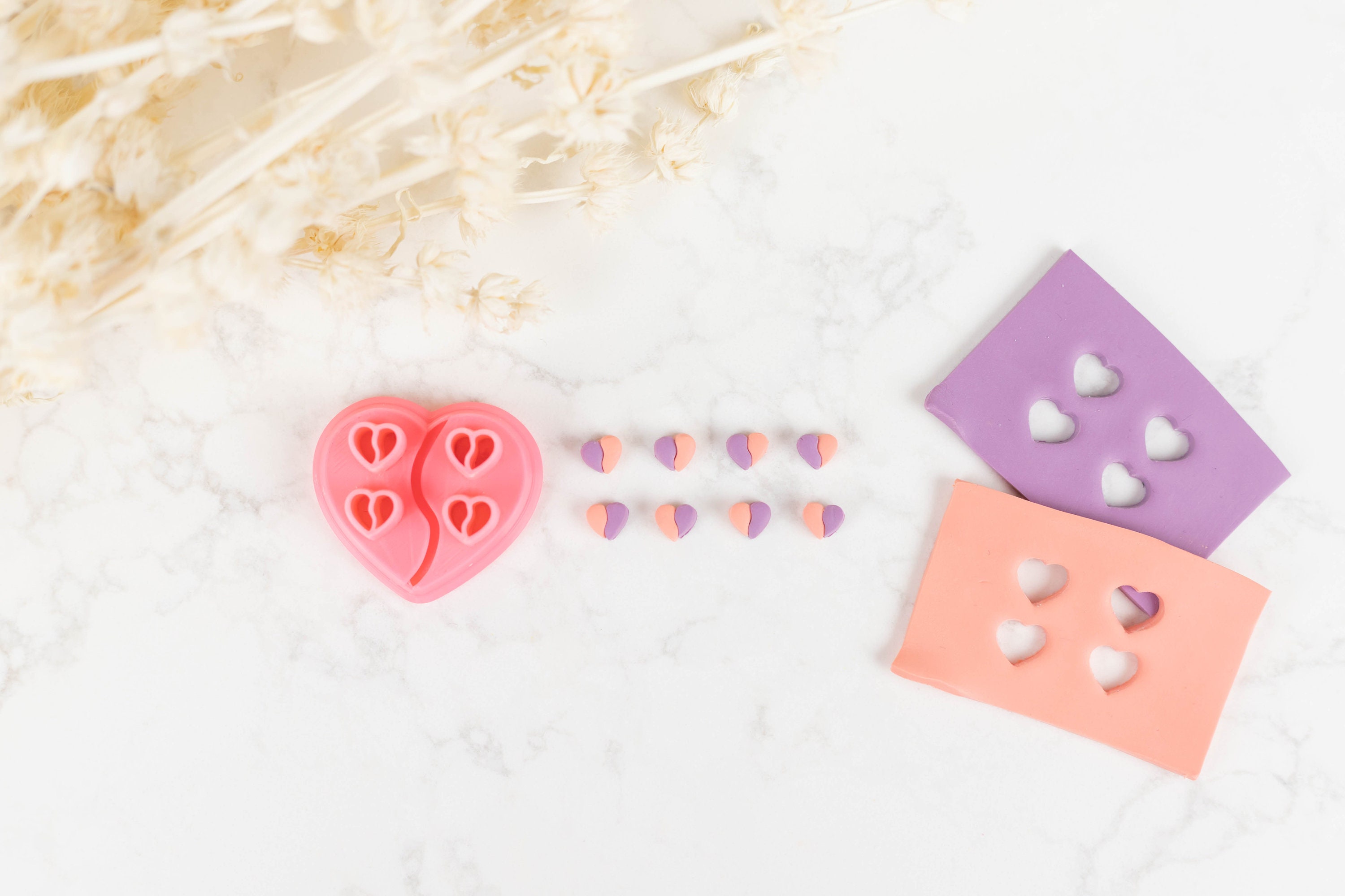 Valentines Clay Cutters, Broken Heart Micro Mini Clay Cutters, 3D Printed  Clay Cutter, Embossing Clay Cutter, Micro Cutter -  Denmark