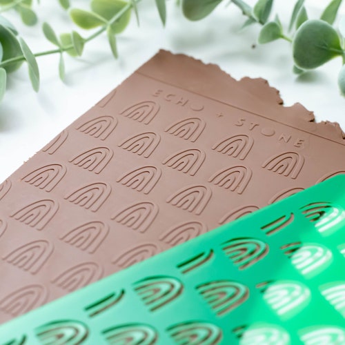 Polymer Clay Texture Sheet Embossing Sheet Texture Sheet Etsy