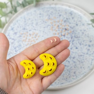 Polymer Clay Cutter, Crescent Moon Micro Mini Clay Cutters, 3D Printed Clay Cutter, Micro Cutter for Clay Earring, Echo Stone Designs