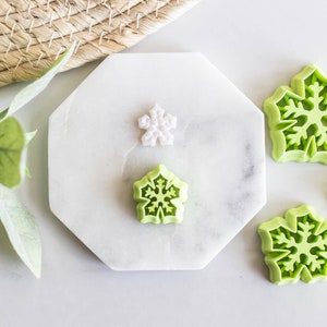 Schneeflocke Polymer Clay Cutter, Weihnachten Clay Cutters, Winter Clay Cutters, Schneeflocke Ton Cutter für die Ohrring Herstellung, Ton Werkzeug Lieferungen