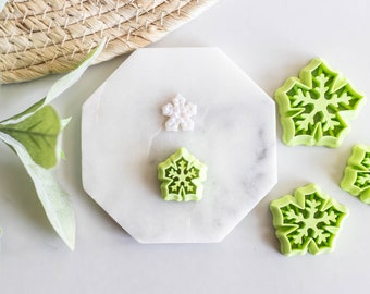 Snowflake Polymer Clay Cutter, Christmas Clay Cutters, Winter Clay Cutters, Snowflake clay cutter for earring making, clay tool supplies