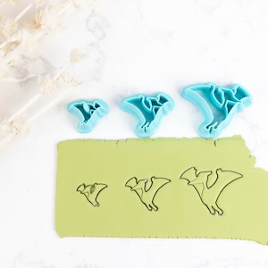 Fimo Cutter, Pteranodon Dino Ton Cutter, 3D gedruckter Ton Cutter, Embossing Clay Cutter, Ton Cutter: Pteranodon Dinosaurier Cutter