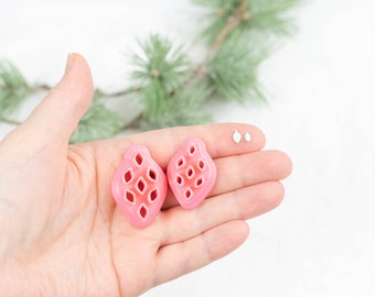 Coupeur d'argile polymère, coupeurs d'argile de Noël, coupeurs d'argile d'hiver, coupeur d'argile Micro d'ornement de Noël pour boucles d'oreilles en argile Echo Stone Designs