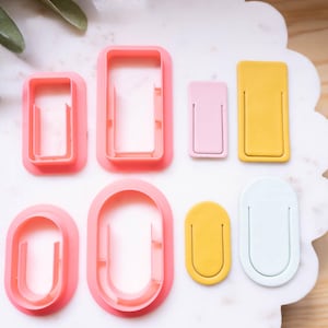 Bookmark Polymer Clay Cutter, 3D Printed Clay Cutter, Clay Tools, Polymer Clay Artist tools, Book Tok, Book lover Cutters, Book lover gifts