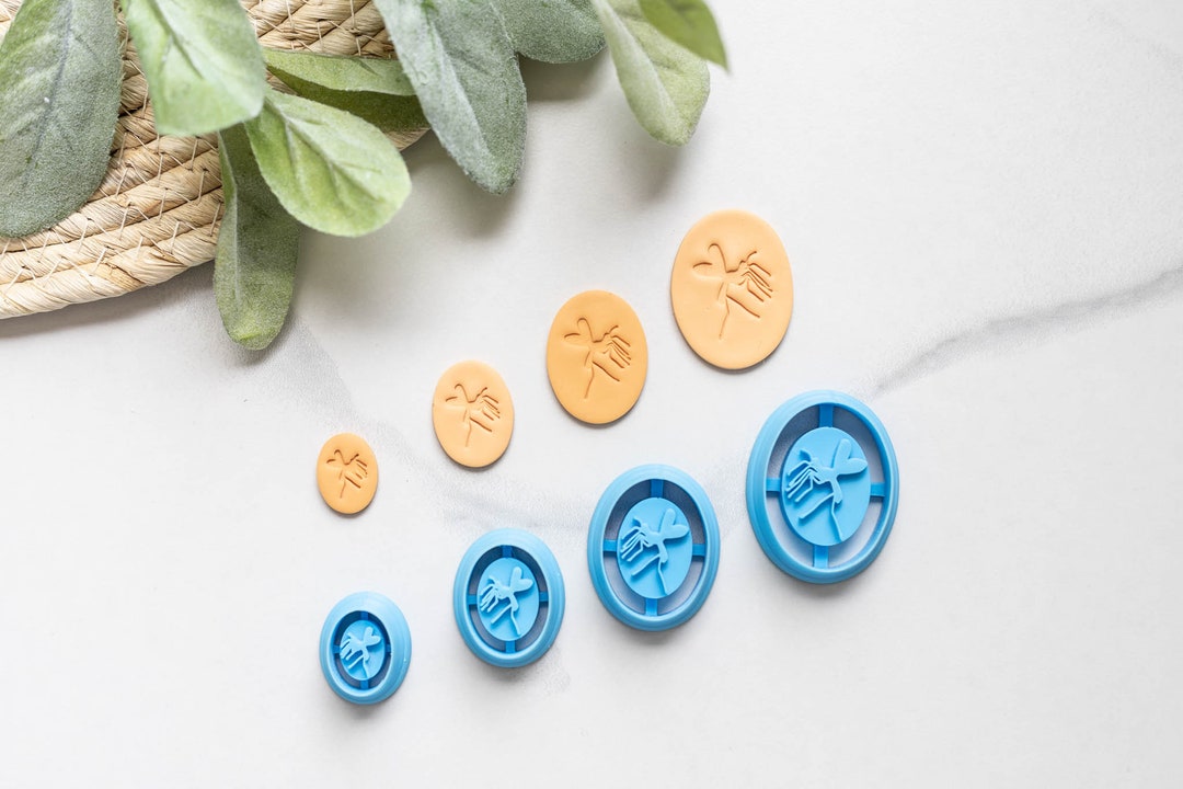 Polymer Clay Cutter, Mosquito in Amber Oval Cutter, 3D Printed Clay ...