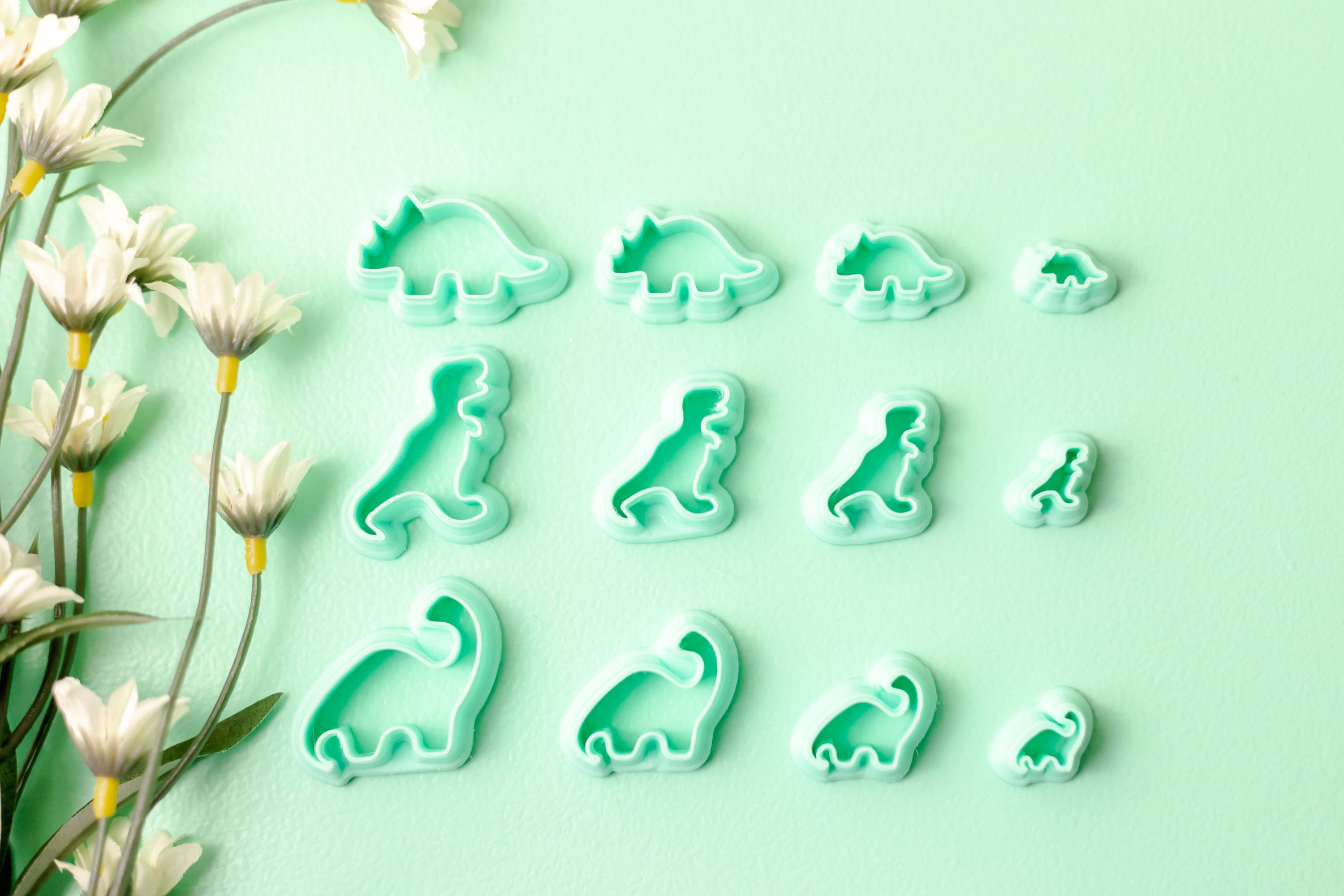 Polymer Clay Cutter, Dinosaur Clay Cutters, 3D Printed Clay Cutter, Clay Cutter