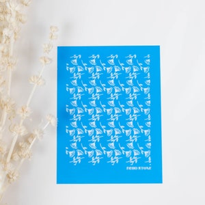 Floral Silk Screen Stencil for Polymer Clay