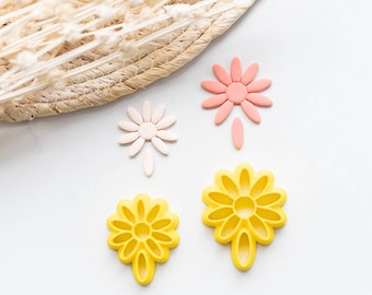 Polymer Clay Cutter, Loves Me Not Cutter, 3D Printed Clay Cutter, Embossing Clay Cutter, Clay Cutter, Flower Cutter