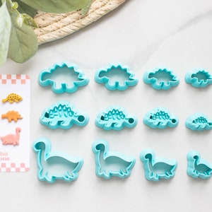 Polymer Clay Cutter, Dinosaur Clay Cutters 2, 3D Printed Clay Cutter, Clay Cutter