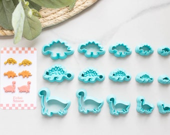 Polymer Clay Cutter, Dinosaur Clay Cutters 2, 3D Printed Clay Cutter, Clay Cutter