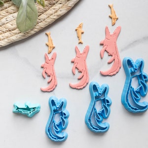 Polymer Clay Cutter, Dinosaur Clay Cutters - Mosa Cutter, 3D Printed Clay Cutter, Clay Cutter, Mosasaurs Cutter