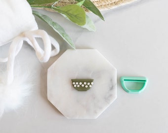 Vintage Pyrex Bowl Polymer Clay Cutter, Baking Earring Making