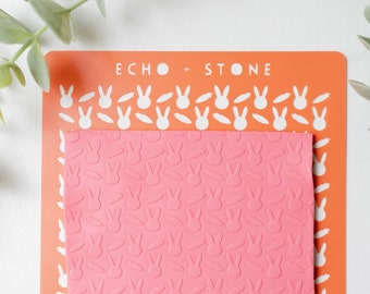 Polymer Clay Texture Sheet | Embossing Sheet | Texture Sheet | Easter Clay Texture Sheet | Clay Stencil | 5 x 6.5 inches
