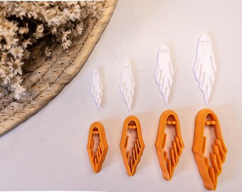 Ghost Polymer Clay Cutter, Halloween Ghost Clay Cutter, 3D Printed