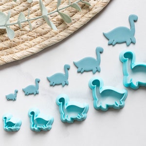 Polymer Clay Cutter, Dinosaur Clay Cutters - Plesiosaur Clay Cutter, 3D Printed Clay Cutter, Clay Cutter - Loch Ness Monster Clay Cutter