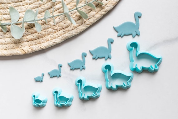 Polymer Clay Cutter, Dinosaur Clay Cutters - Plesiosaur Clay Cutter, 3D Printed Clay Cutter, Clay Cutter - Loch Ness Monster Clay Cutter