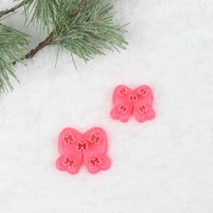 Polymer Clay Cutter, Christmas Clay Cutters,  Winter Clay Cutters, Hair bow Micro Cutters for Polymer Clay Earring making Echo Stone Designs