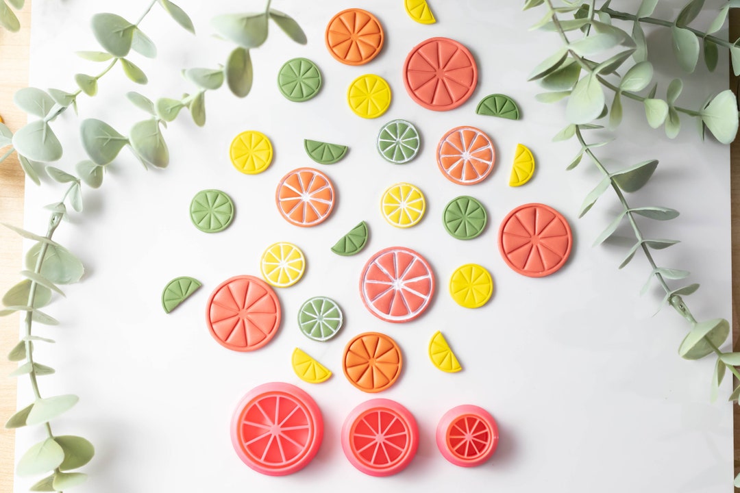 Polymer Clay Cutter, Citrus Clay Cutters, 3D Printed Clay Cutter