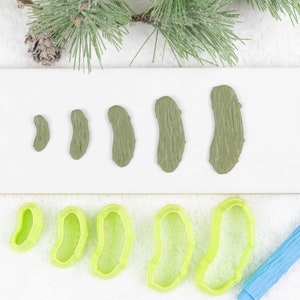 Polymer Clay Cutter, Christmas Clay Cutters, Winter Clay Cutters, Embossing Clay Cutter, Christmas Pickle Clay Cutter, Clay Tools