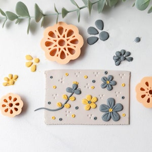 Polymer Clay Cutter, Petal and Leaf Tool Clay Cutters, 3D Printed Clay Cutter, Embossing Clay Cutter, Clay Cutter: Flower Petal Tool