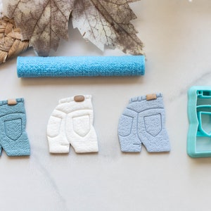 Rouleau pour pâte polymère, Rouleau à motifs pour jeans, Rouleau pour pâte à gaufrage, Rouleau à gaufrage pour jeans