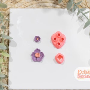 Polymer Clay Cutter, Flower Petal Clay Cutter, 3D Printed Clay Cutter, Clay Cutter, Flower or Leaf Petal Micro Cutter, Floral Petal 5