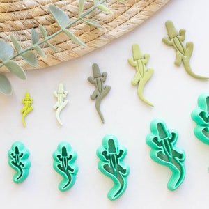 Crocodile Polymer Clay Cutter, Embossing 3D Printed Cutter