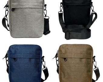 Crossbody Bags for Women Mens Shoulder Bag with Multiple Pockets Unisex Crossbody Messenger bag Ladies Cross body bag with Adjustable Strap