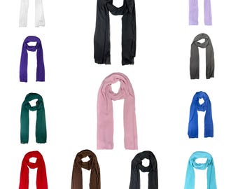 Crepe Chiffon Scarf Ladies Neck Wrap Women Scarves Crinkle Chiffon Scarf Stole Shawl women's scarves & wraps 150x47 cm