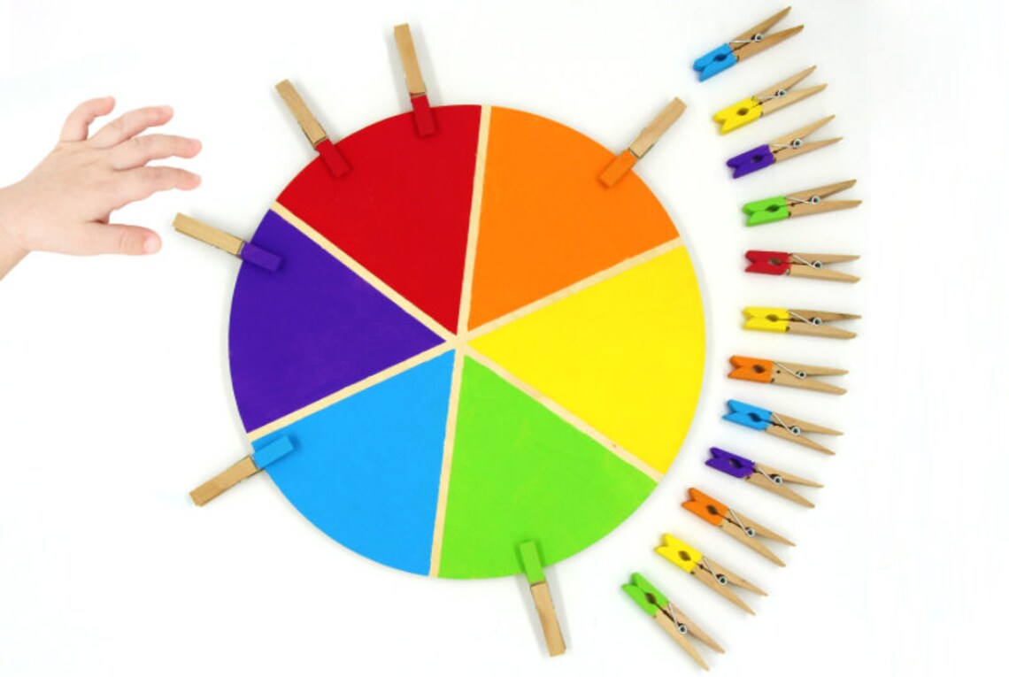 Color Wheel to Montessori DIY Set for DIY Crafting / Color | Etsy Canada