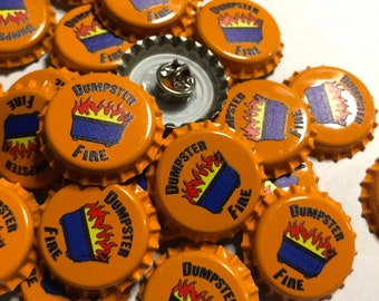 Stift för flasklock för brandcontainer