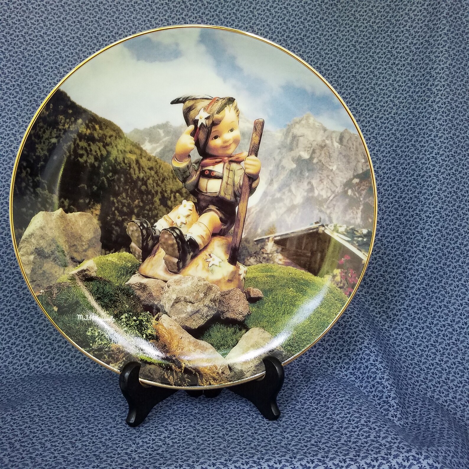 Vintage M.I. Hummel Calendar Porcelain Plate October Etsy
