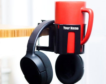 Personalisierter Tassenhalter | Cup-Holster | Der beste Anti-Spill-Becherhalter für Ihren Schreibtisch oder Tisch