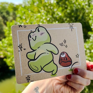 Print format carte postale : Froky & Daruky