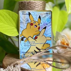 Carte Custom Pikachu Hug