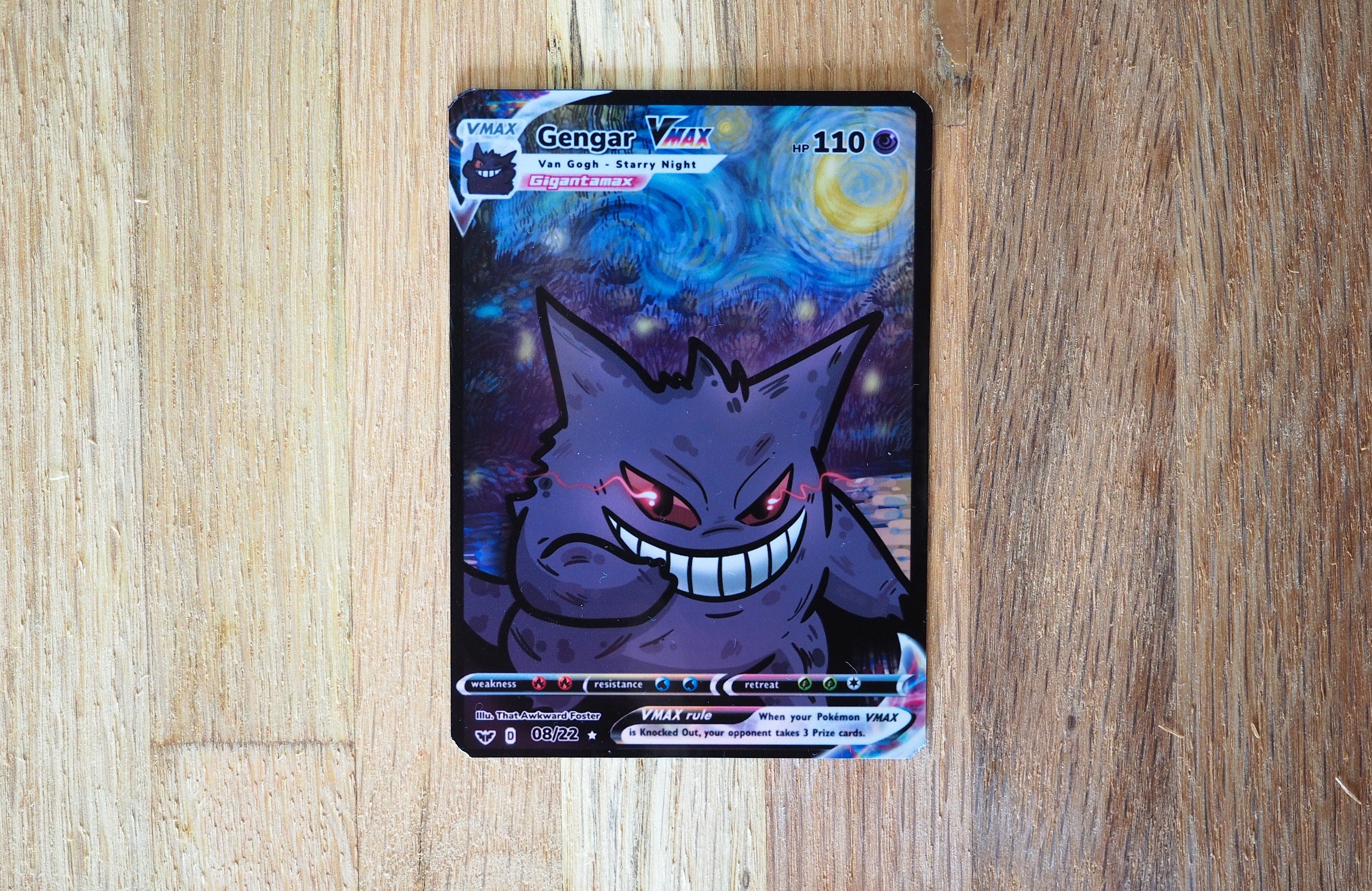 Holo Gengar - Etsy