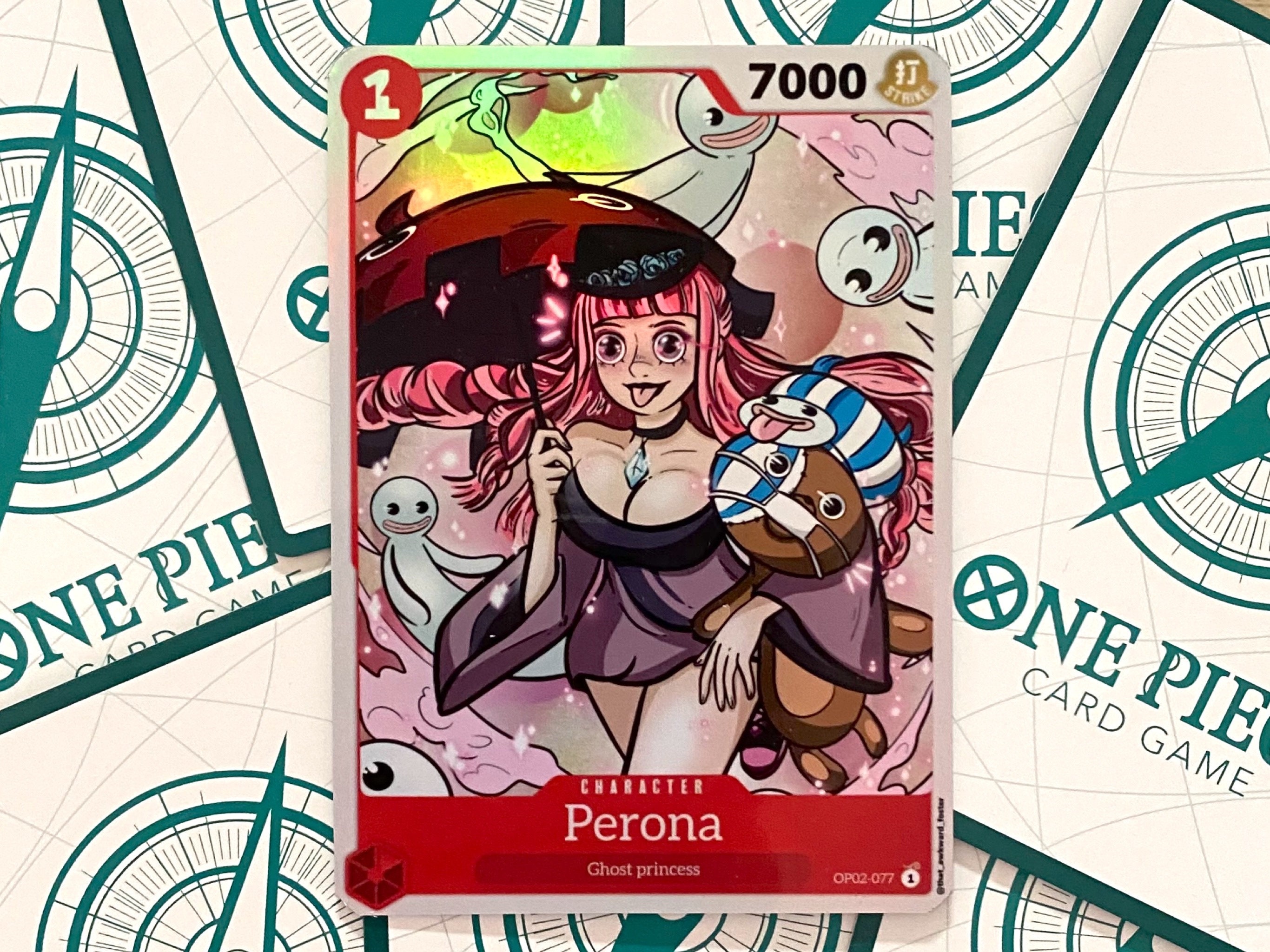 perona one piece card game OP06 Wano Perona Custom Art