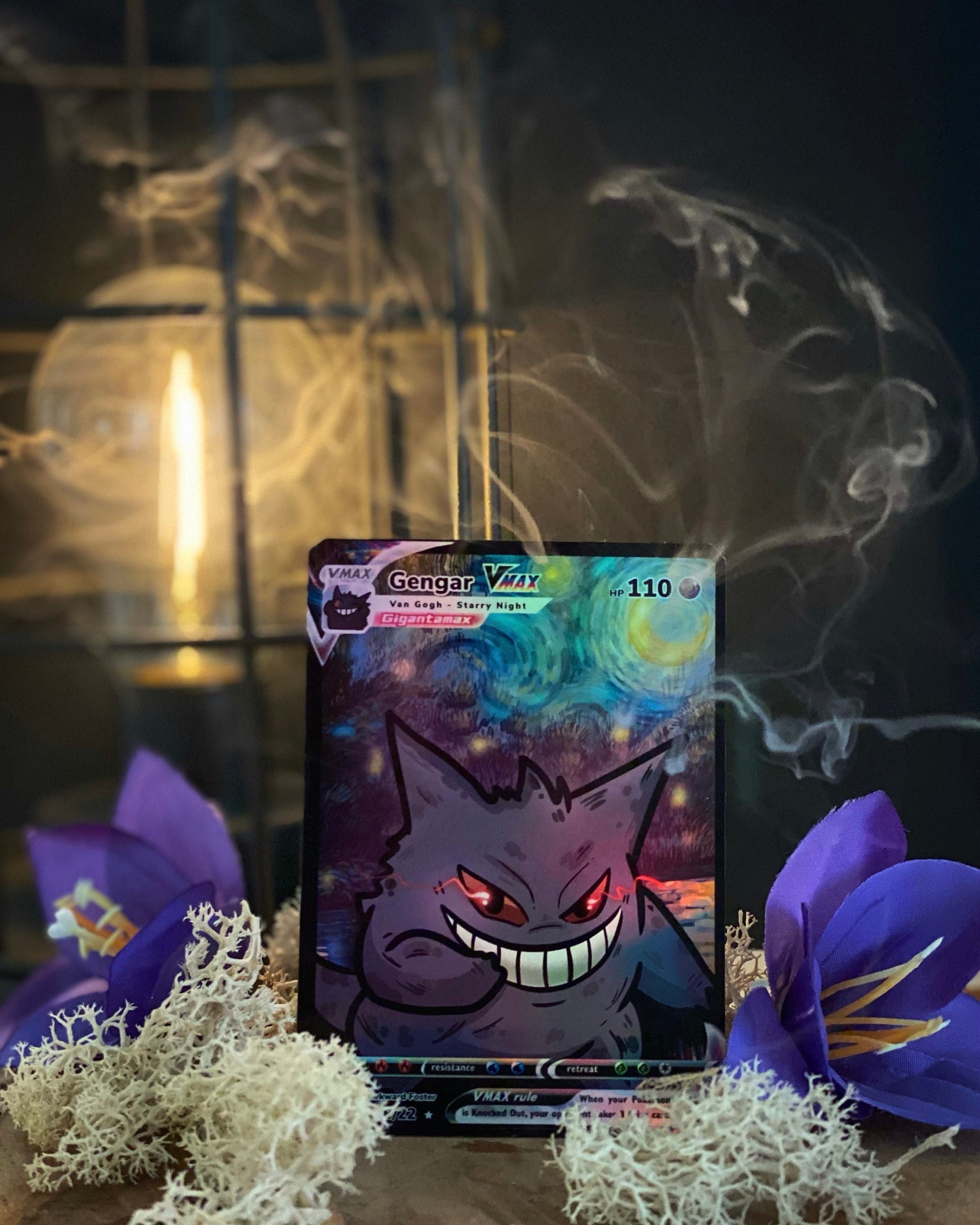Custom Pokemon Card - Gengar / Gengar - Etsy