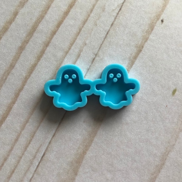 Halloween Ghost Earrings Mold, silicone mold, resin mold