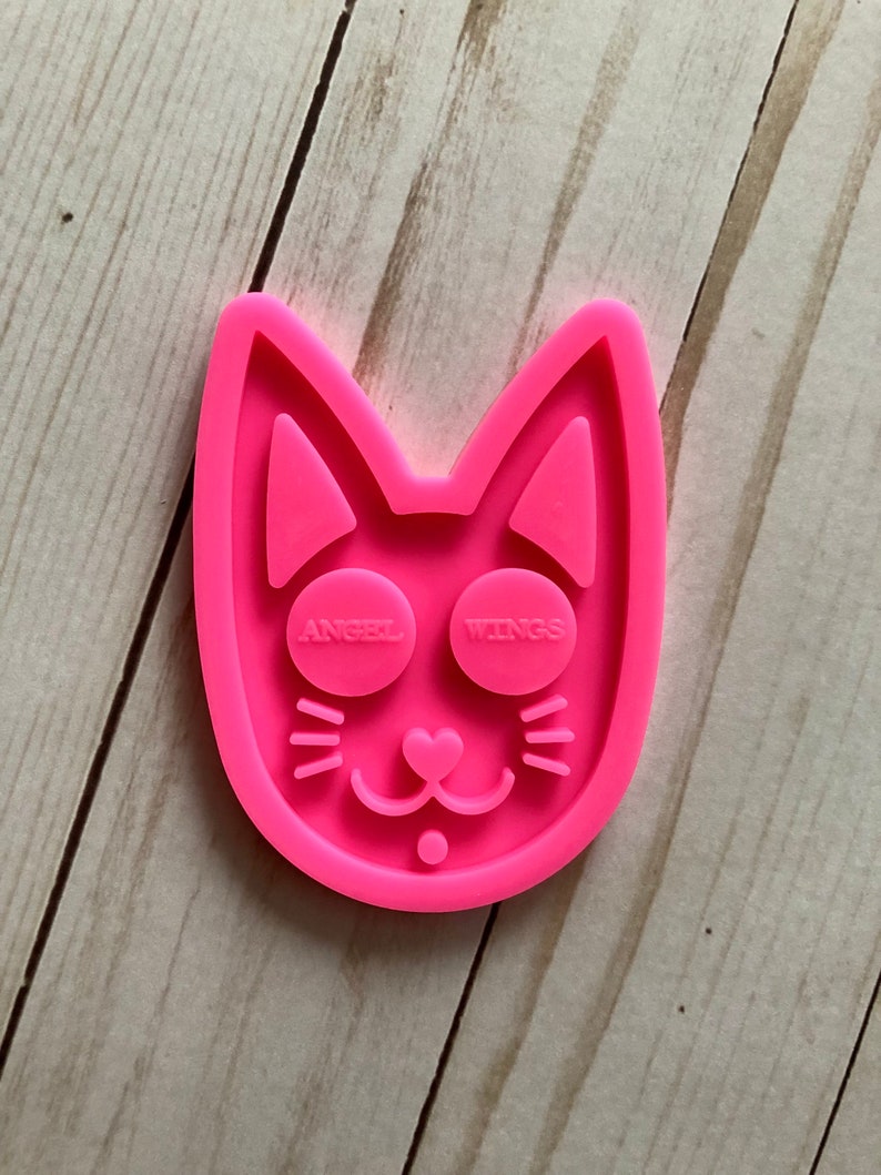 Self defense Keychain Mold, silicone mold, resin mold, epoxy mold, self defense cat 