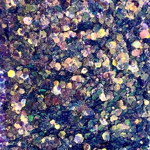 Mermaid Blue Glitter, Chunky Holographic Glitter, Nail Glitter, Cosmetic, Resin Art