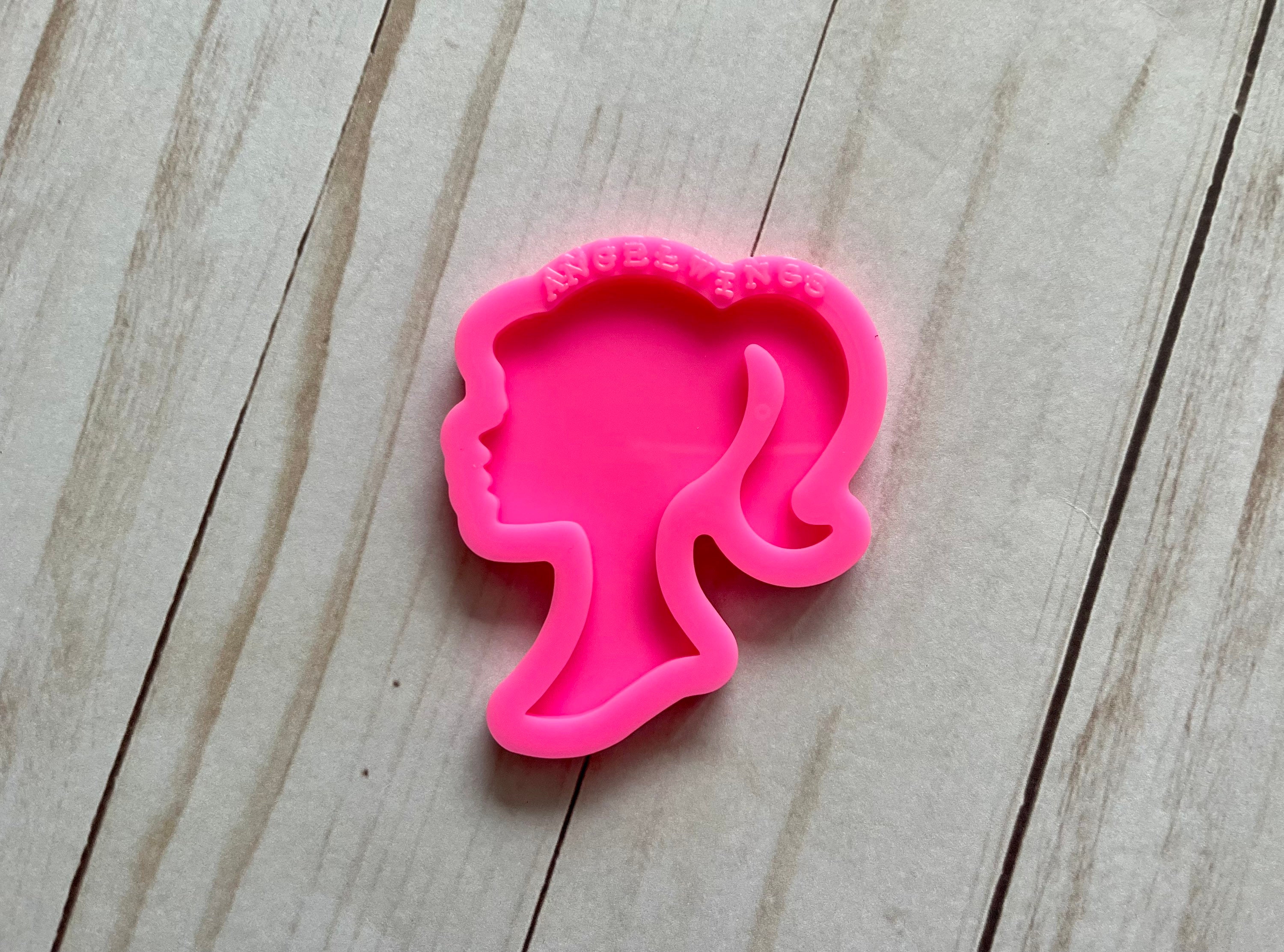 DIY Barbie Doll Hair Curl Fondant Cake Silicone Molds Cupcake Mould Tools  Pastry Kitchen Baking Chocolate Confeitaria Stencil