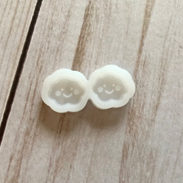 Cloud Earrings Mold, silicone mold, resin mold
