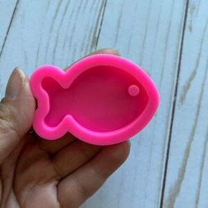 Gold Fish Silicone Mold, keychain mold, resin mold