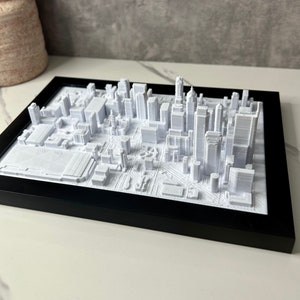 3D Printed Philadelphia Wall Art