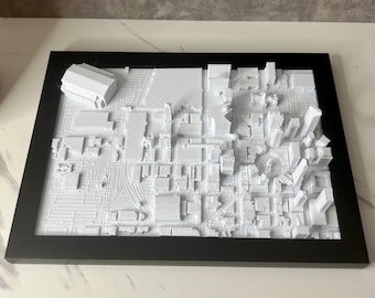 3D Printed Indianapolis Wall Art