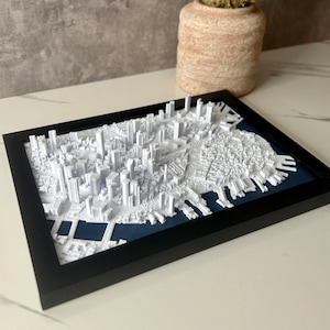 3D Printed Boston Wall Art